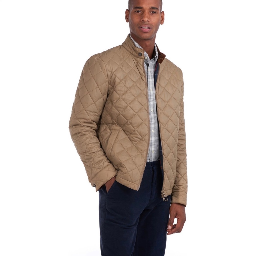 New barbour quilted jacket sz L